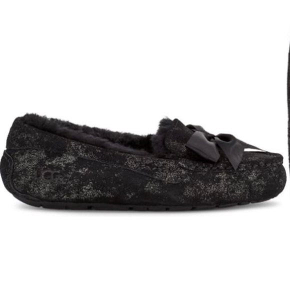 UGG | Shoes | Ugg Ansley Bow Glimmer Slipper | Poshmark